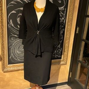 Sweater and pencil skirt